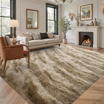 5x7 Black Area Rugs for Living Room, Large Fluffy Shag Bedroom Rugs Non-Slip, Ultra Soft Plush Carpet for Nursery Kids PlayRoom Dorm Office Indoor Modern Carpets