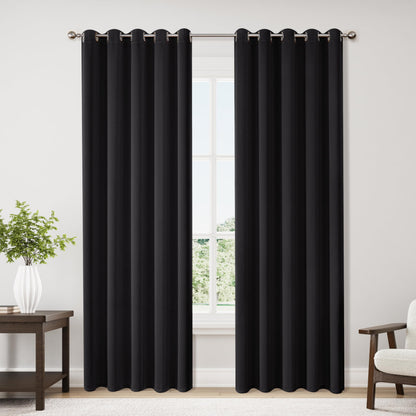 ChrisDowa Blackout Curtains for Bedroom and Living Room 63 Inches Long