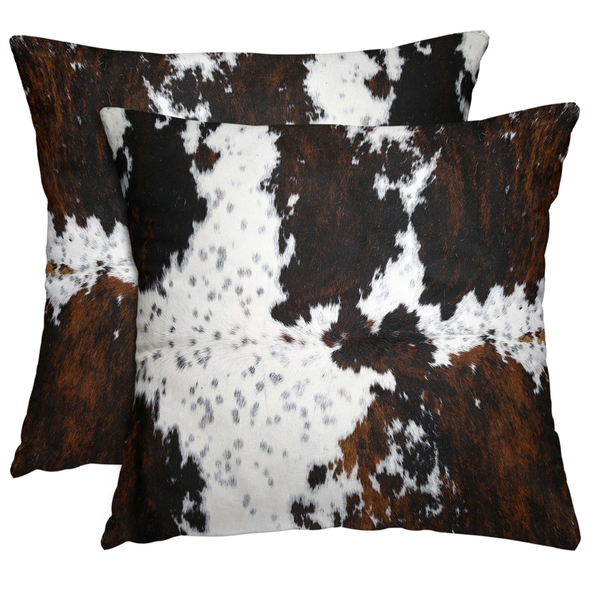 Leopard Print Throw Pillow Covers 18x18 Inches Deep Brown Cheeth Decorative Pillow Case Set of 2 Soft Velvet Pillows Cushion Cover for Couch Bed Sofa Living Room (Deep Brown, 18" L x 18" W)
