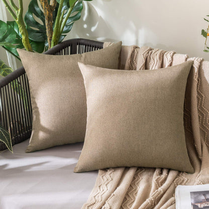 MIULEE Decorative Outdoor Pillow Covers Fall 18x18 Rust