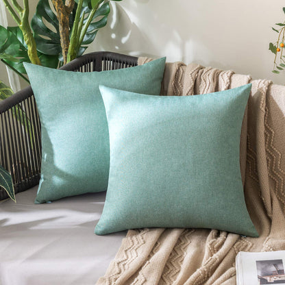MIULEE Decorative Outdoor Pillow Covers Fall 18x18 Rust