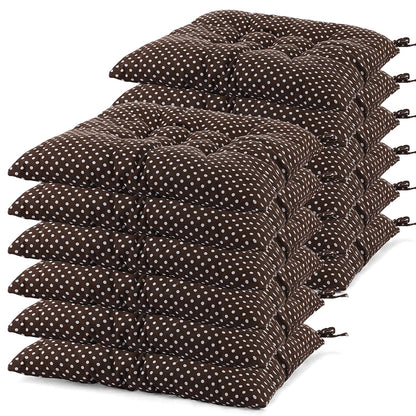 12 Pcs Bulk Floor Pillows Cushion for Kids Classroom,Coffee Color,Square