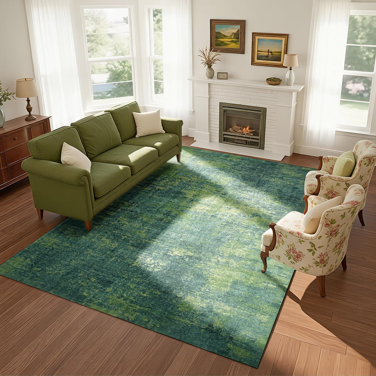 Washable Rugs 8x10 Area Rugs for Living Room,Bedroom,Dining Room,Nursery