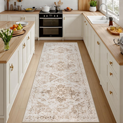 8x10 Area Rugs Living Room: Bedroom Neutral Washable Carpet Beige