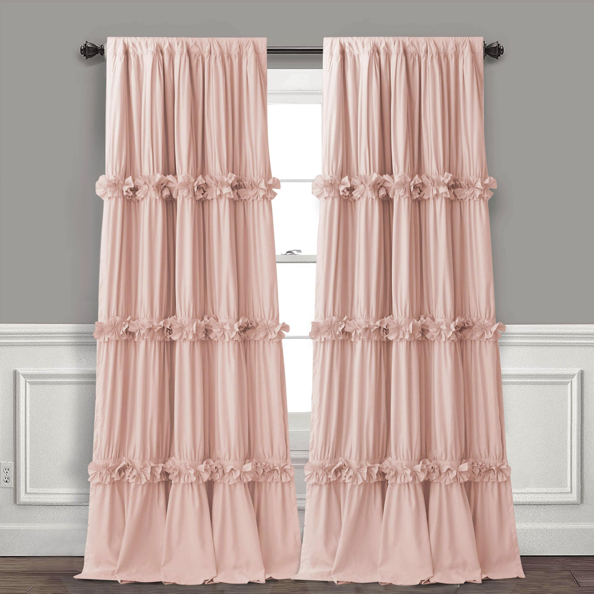 Homechoice Decor Thermal Insulated Window Curtains, 54"W x 84"L x 2 Panels