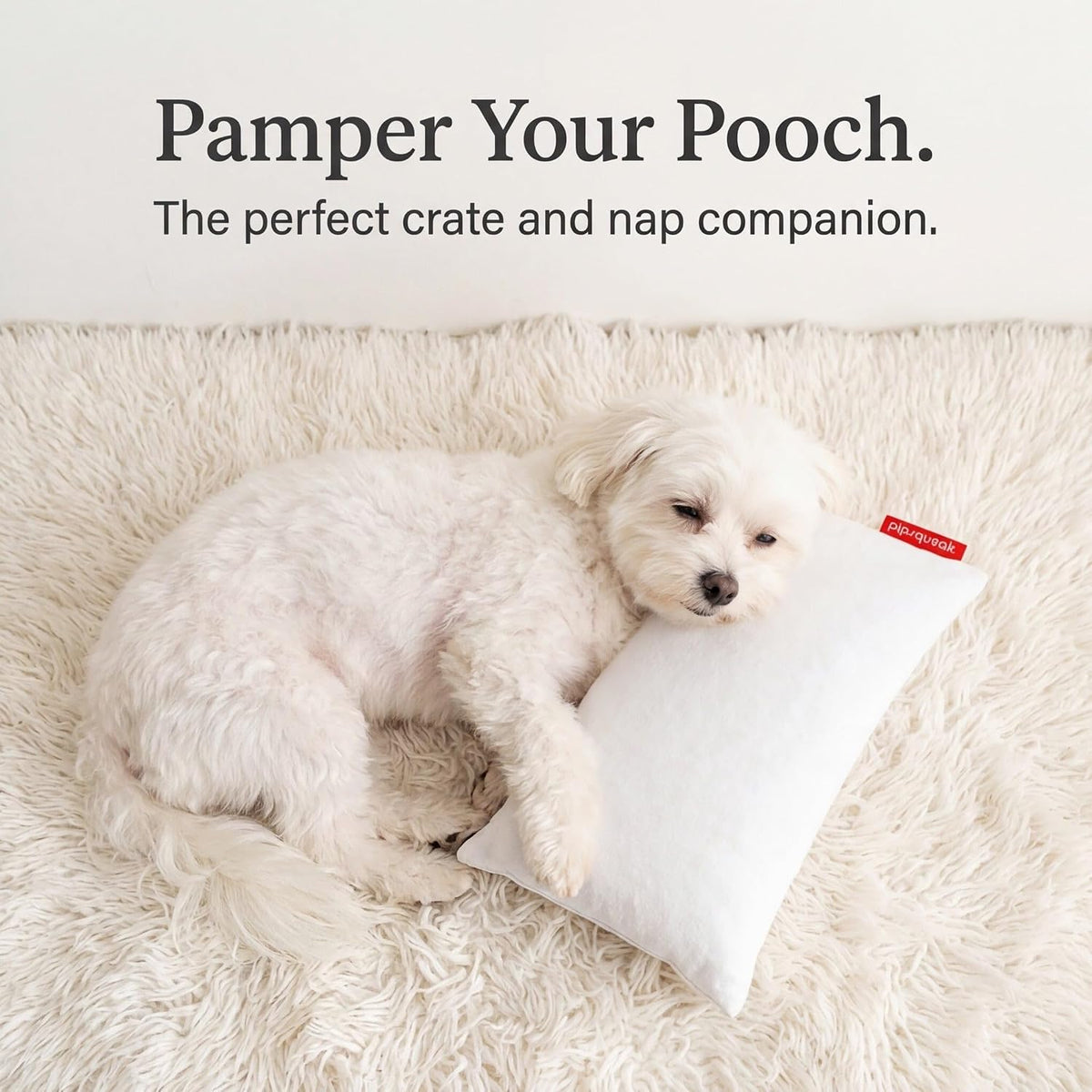 Pipsqueak Travel Pillow - Small, Mini, Tiny - 11 x 7 in, Microfiber