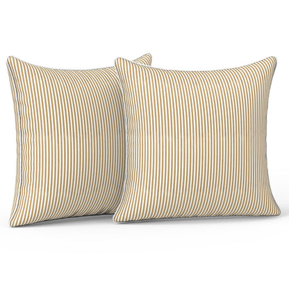LVTXIII Set of 2 Patio Lumbar Pillows, 12" x 20" Fade Resistant Outdoor Lumbar Pillow with Inners, Fluffy Decorative Garden Lumbar Cushions for Home Patio Coach Sofa Use, Jacobean Black