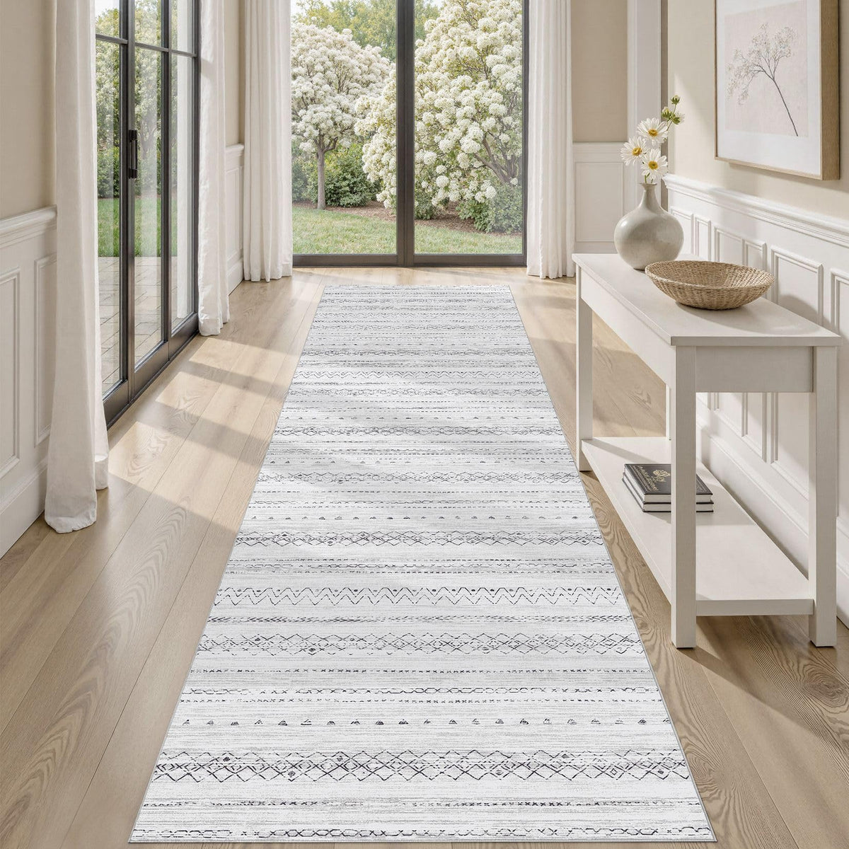cotiled Boho 5x7 Area Rugs for Living Room: Soft Moroccan Washable Rug