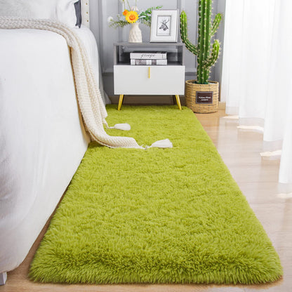 Chicrug Soft Runner Rug for Bedroom Living Room Plush Fluffy Rugs 2x6