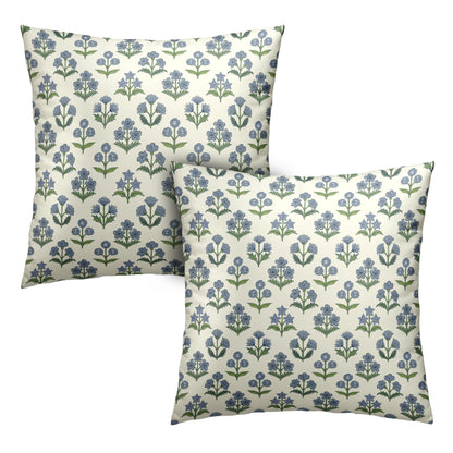 Fall Pillow Covers Autumn Leaf Throw Pillow Covers 18x18 Set of 2 Bohemian Floral Pillow Cases Thanksgiving Berry Pinecones Cushion Cases for Home Farmhouse Sofa Couch Patio