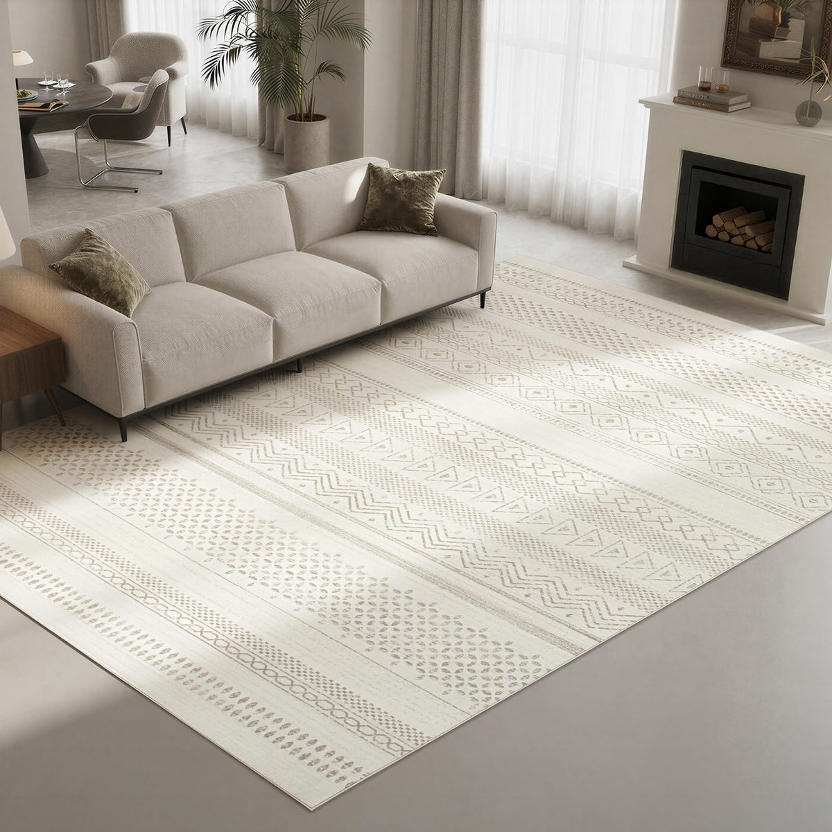 Washable Rugs 8x10 Area Rugs for Living Room,Bedroom,Dining Room,Nursery