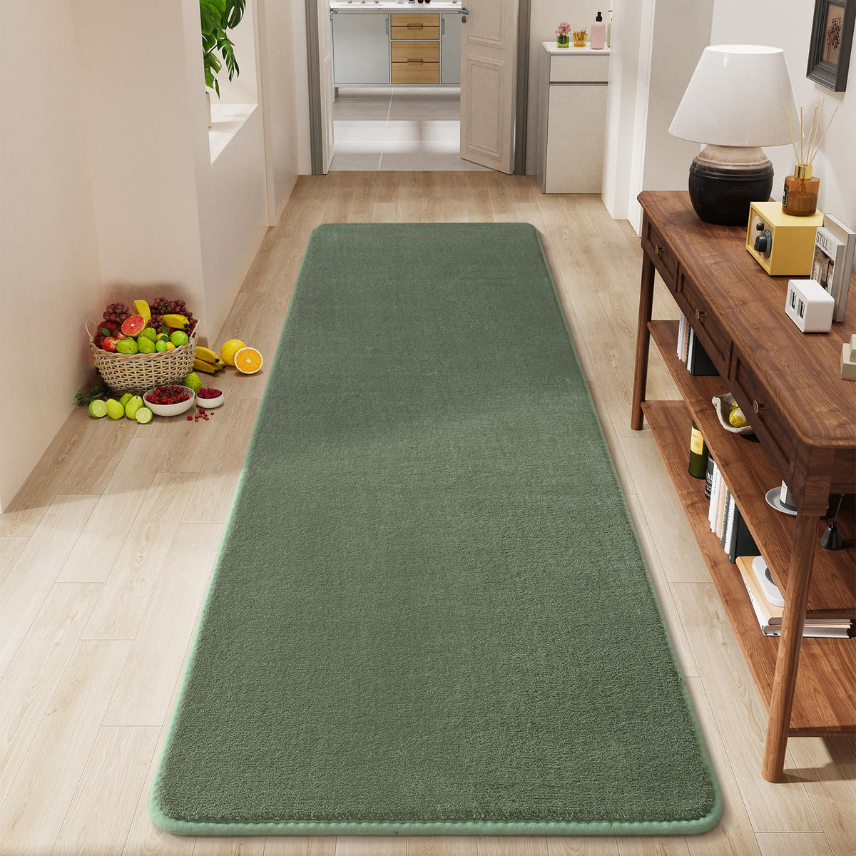 Amearea Modern Area Rugs for Bedroom Living Room, 4x6 Blue Memory Foam Rug
