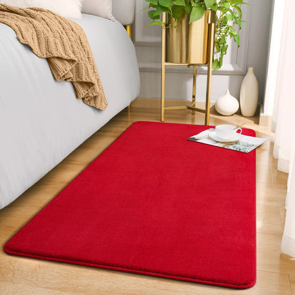 Amearea Modern Area Rugs for Bedroom Living Room, 4x6 Blue Memory Foam Rug