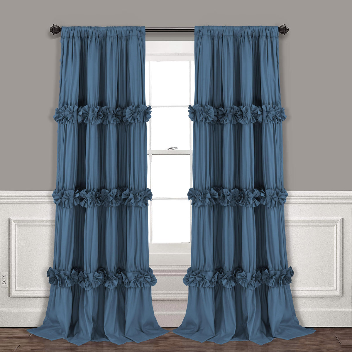 Homechoice Decor Thermal Insulated Window Curtains, 54"W x 84"L x 2 Panels