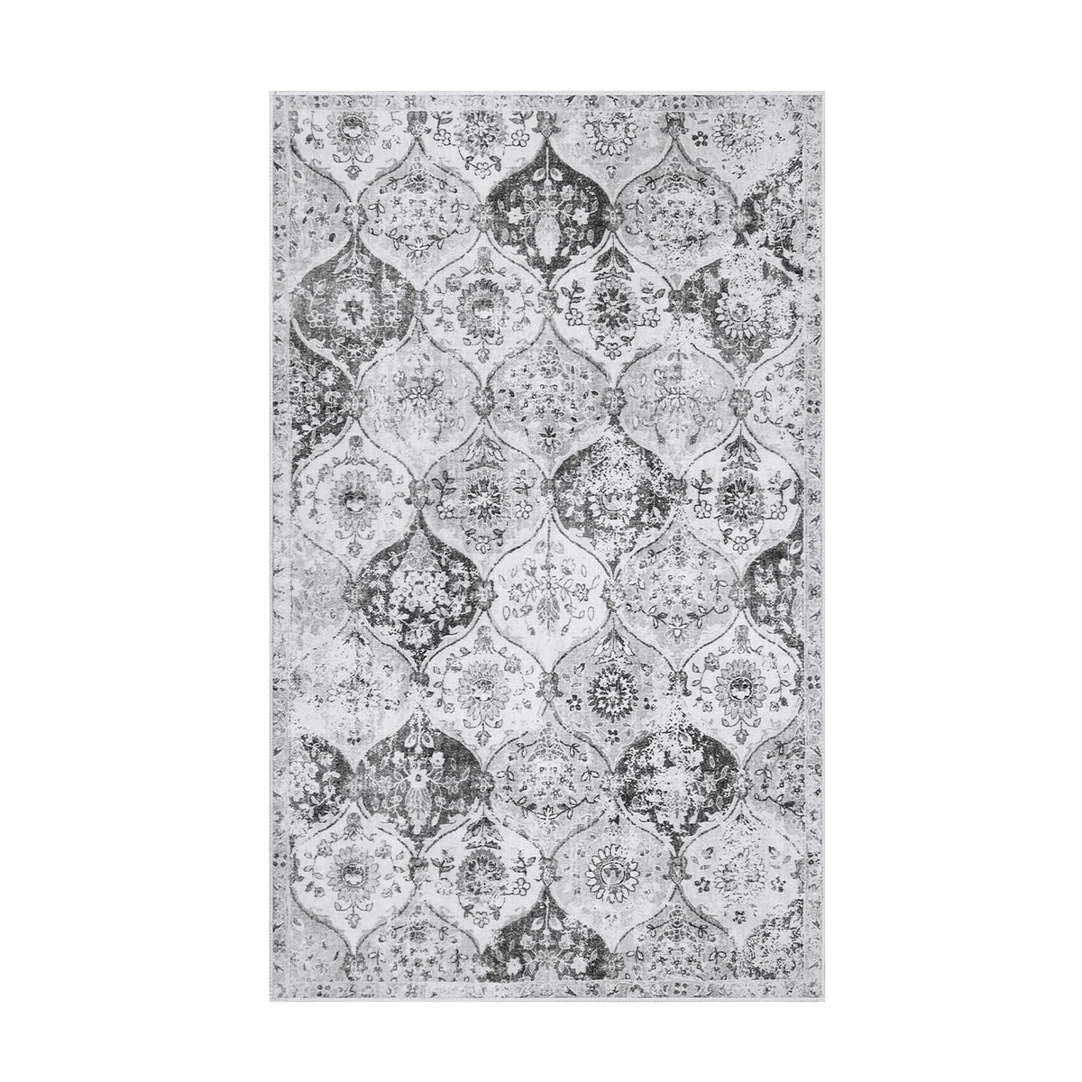 Lahome Moroccan Kitchen Rugs Non Slip Washable, 2x4 Rugs for Entryway