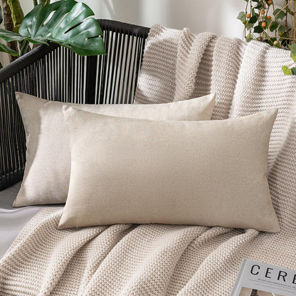 MIULEE Decorative Outdoor Pillow Covers Fall 18x18 Rust