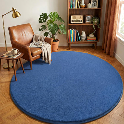 Amearea Modern Area Rugs for Bedroom Living Room, 4x6 Blue Memory Foam Rug