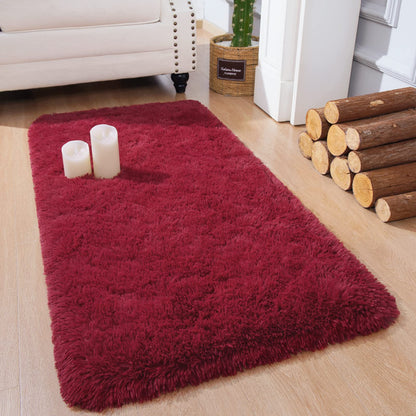 Chicrug Soft Runner Rug for Bedroom Living Room Plush Fluffy Rugs 2x6