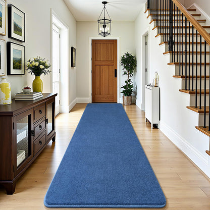 Amearea Modern Area Rugs for Bedroom Living Room, 4x6 Blue Memory Foam Rug