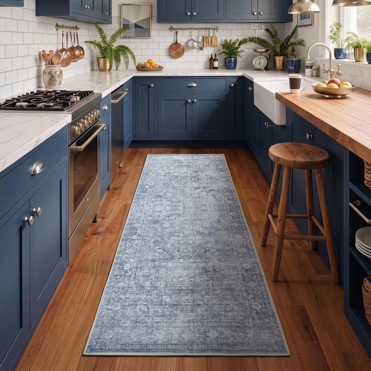 Homemate Washable Rug 8x10 Area Rugs - Vintage Rugs for Living Room