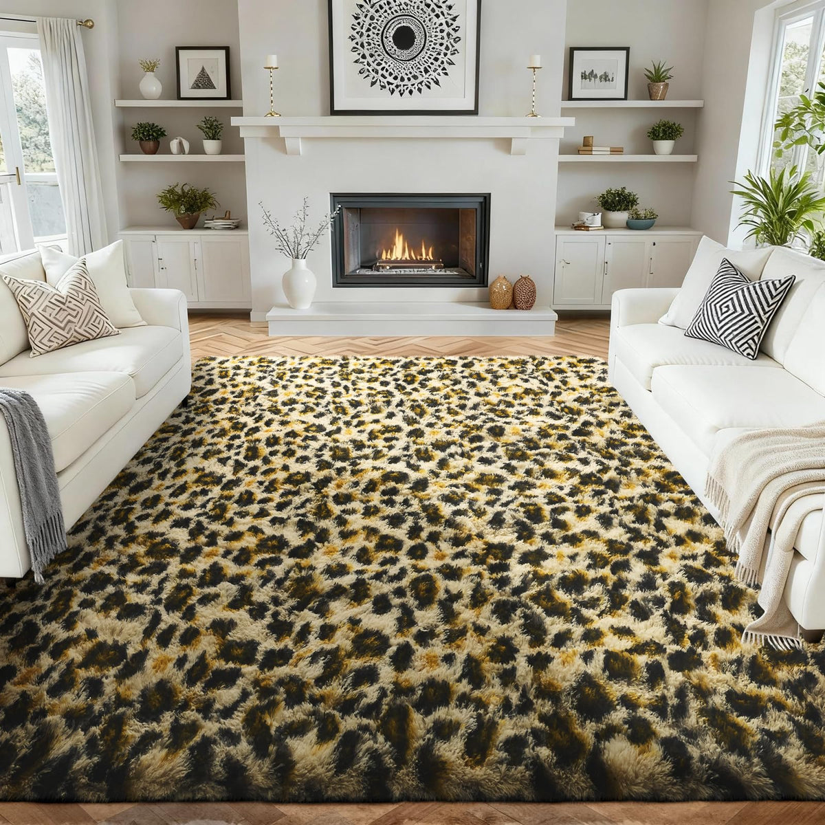 Ophanie Small Rug Upgrade Non Slip Throw Bedside Area Rugs, Fluffy Soft Grey Mini Bedroom Carpet, Affordable Door Entryway Indoor Inside Front Entrance Dog 2x3 Mat, Home Decor Aesthetic, Nursery