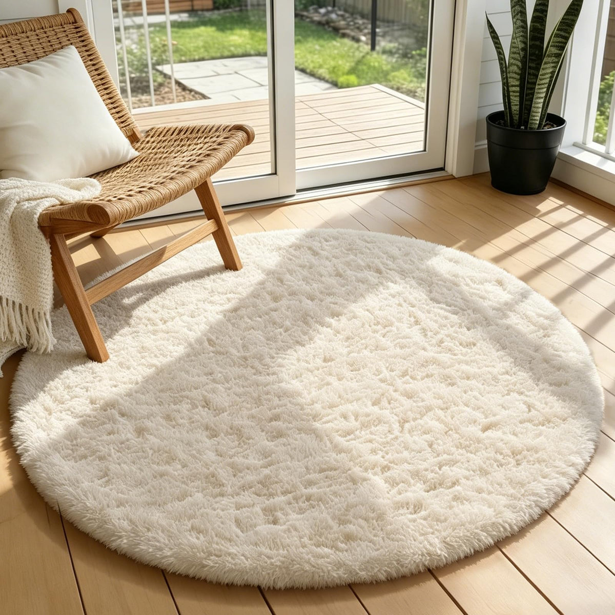Ophanie Small Rug Upgrade Non Slip Throw Bedside Area Rugs, Fluffy Soft Grey Mini Bedroom Carpet, Affordable Door Entryway Indoor Inside Front Entrance Dog 2x3 Mat, Home Decor Aesthetic, Nursery