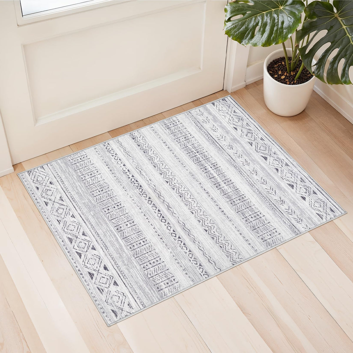 cotiled Boho 5x7 Area Rugs for Living Room: Soft Moroccan Washable Rug