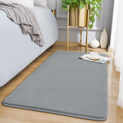 Amearea Modern Area Rugs for Bedroom Living Room, 4x6 Blue Memory Foam Rug