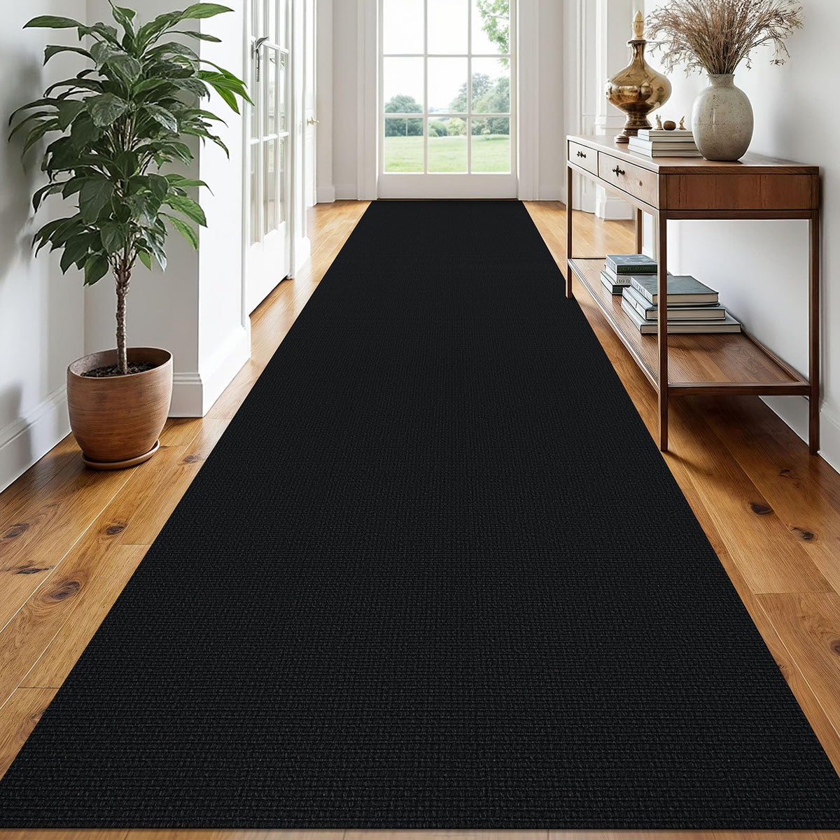 EARTHALL Washable Area Rug, Non Slip Entryway Rug, 4x6 Ft, Sand/Beige