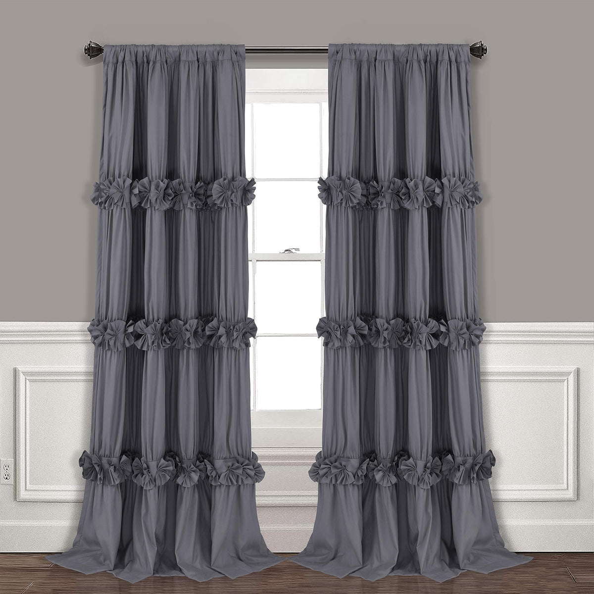 Homechoice Decor Thermal Insulated Window Curtains, 54"W x 84"L x 2 Panels