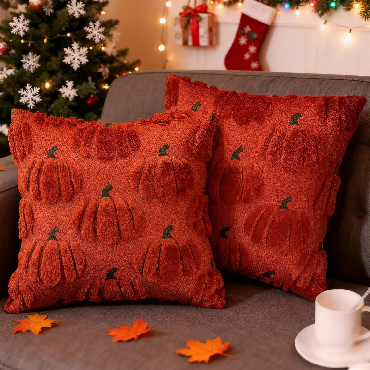 2 Pack 18x18 Pillow Cover Velvet Pillow Covers, Faux Fur Square Throw Pillow Covers for Living Room Decorations Throw Pillow Case, Throw Pillow Cover Cushion Cover for Home Sofa Bedroom Car, Pink