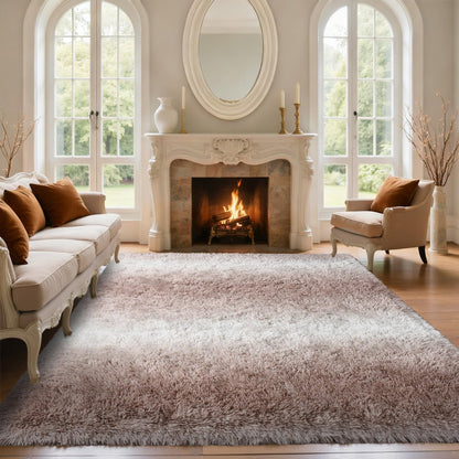 5x7 Black Area Rugs for Living Room, Large Fluffy Shag Bedroom Rugs Non-Slip, Ultra Soft Plush Carpet for Nursery Kids PlayRoom Dorm Office Indoor Modern Carpets