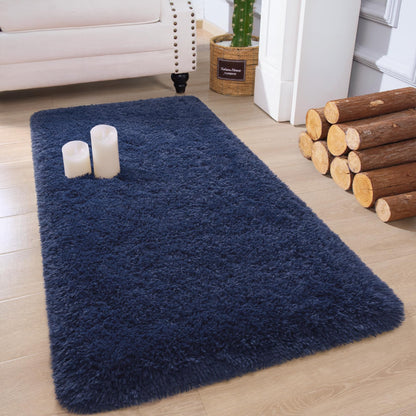 Chicrug Soft Runner Rug for Bedroom Living Room Plush Fluffy Rugs 2x6