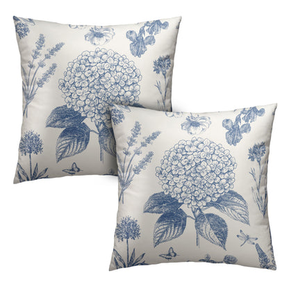 Fall Pillow Covers Autumn Leaf Throw Pillow Covers 18x18 Set of 2 Bohemian Floral Pillow Cases Thanksgiving Berry Pinecones Cushion Cases for Home Farmhouse Sofa Couch Patio