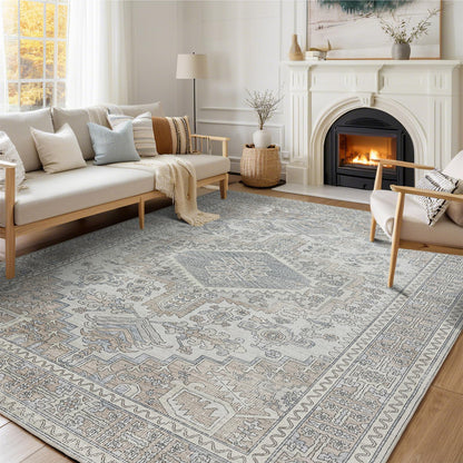 Washable Rugs 8x10 Area Rugs for Living Room,Bedroom,Dining Room,Nursery