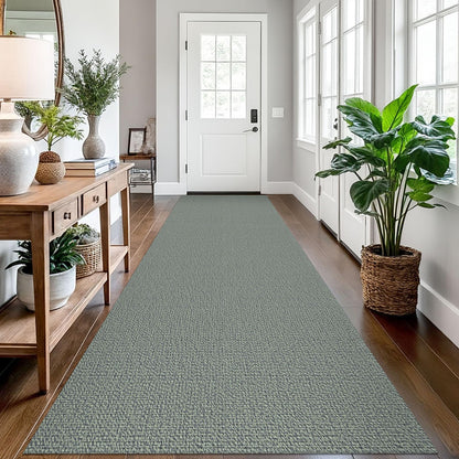 EARTHALL Washable Area Rug, Non Slip Entryway Rug, 4x6 Ft, Sand/Beige