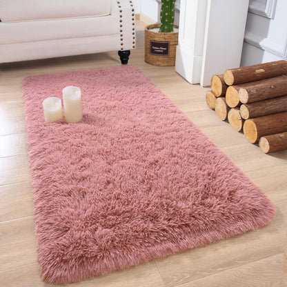 Chicrug Soft Runner Rug for Bedroom Living Room Plush Fluffy Rugs 2x6