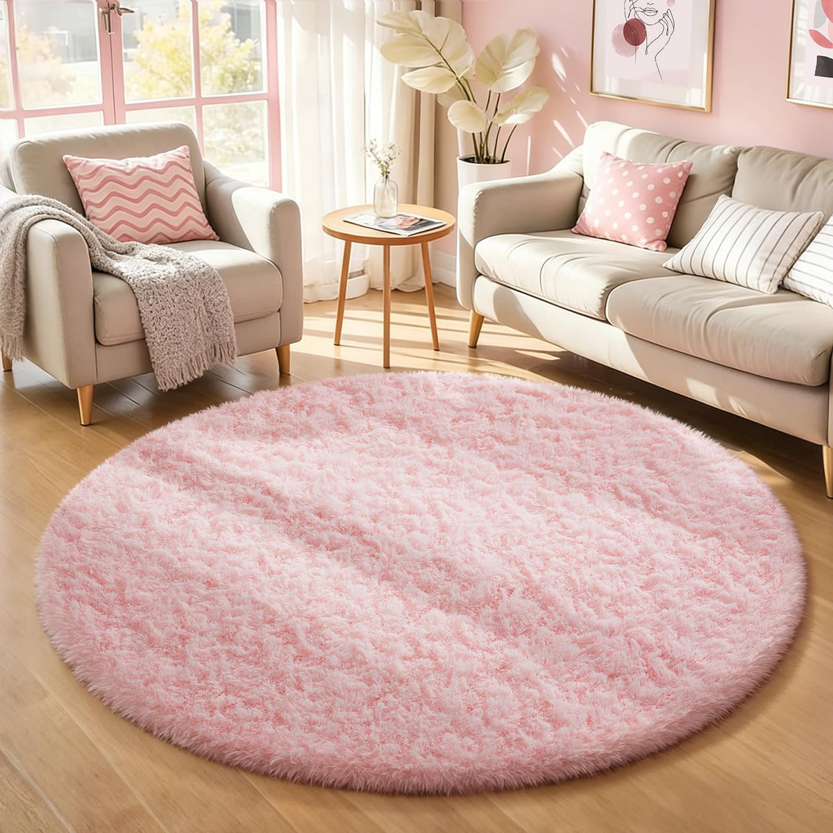 Ophanie Small Rug Upgrade Non Slip Throw Bedside Area Rugs, Fluffy Soft Grey Mini Bedroom Carpet, Affordable Door Entryway Indoor Inside Front Entrance Dog 2x3 Mat, Home Decor Aesthetic, Nursery