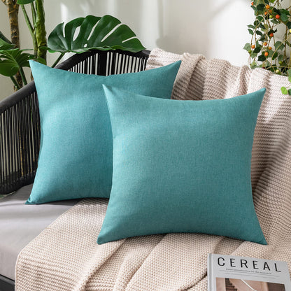 MIULEE Decorative Outdoor Pillow Covers Fall 18x18 Rust