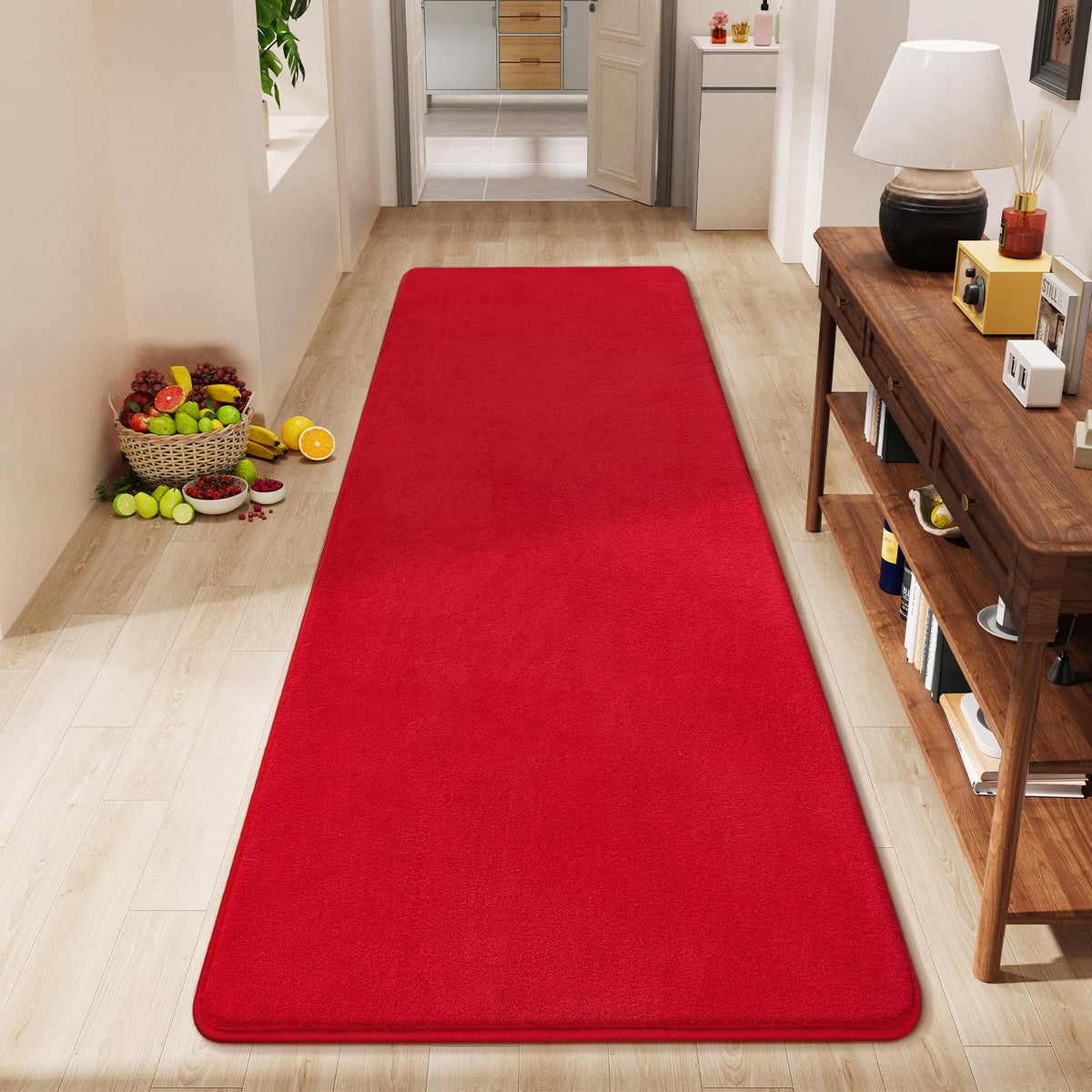 Amearea Modern Area Rugs for Bedroom Living Room, 4x6 Blue Memory Foam Rug
