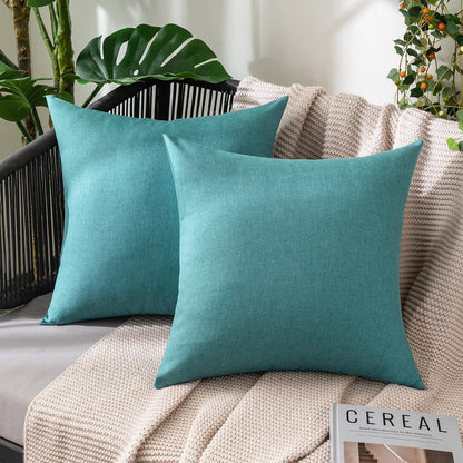 MIULEE Decorative Outdoor Pillow Covers Fall 18x18 Rust