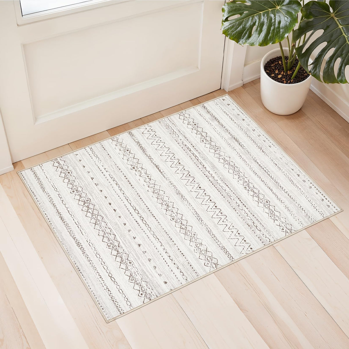 cotiled Boho 5x7 Area Rugs for Living Room: Soft Moroccan Washable Rug