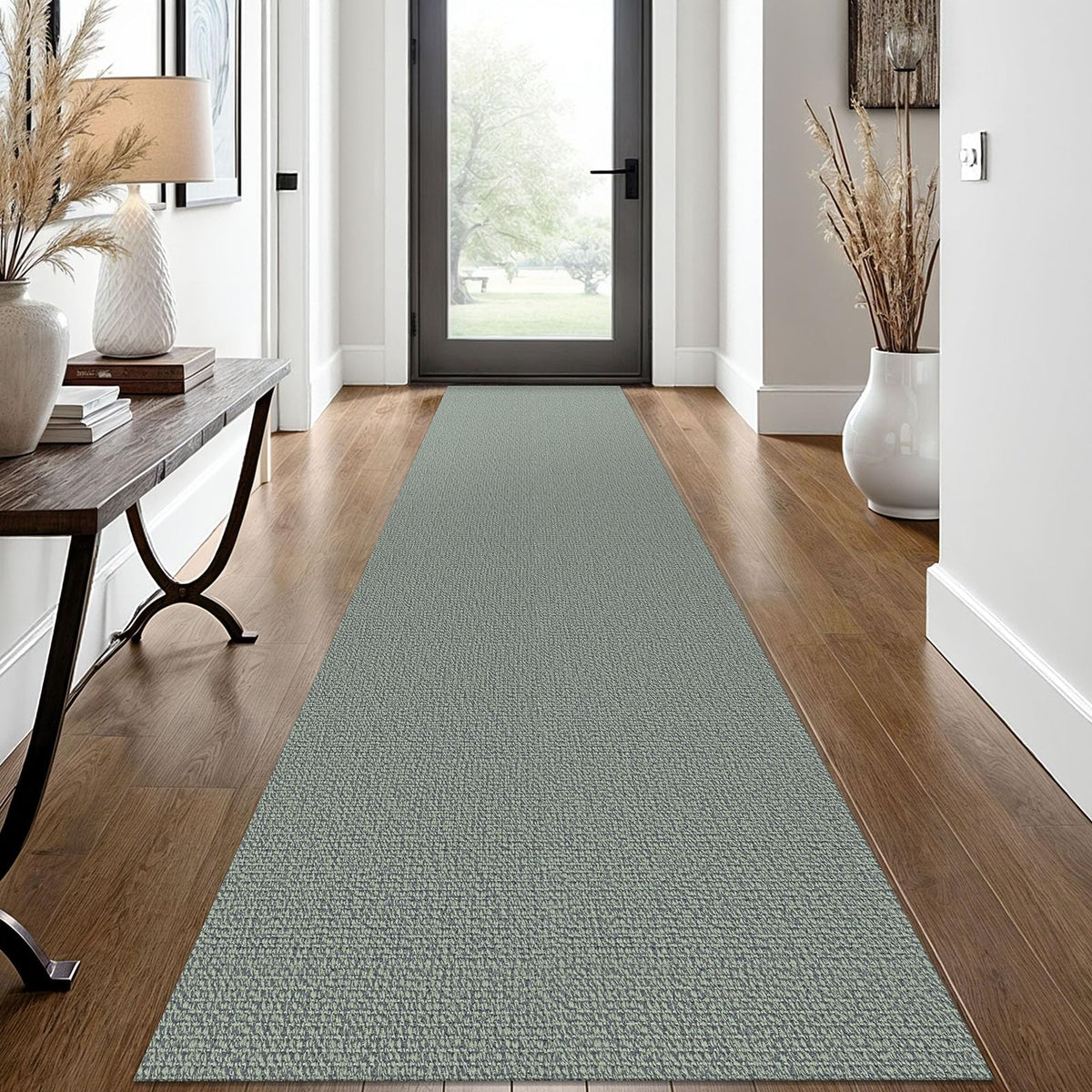 EARTHALL Washable Area Rug, Non Slip Entryway Rug, 4x6 Ft, Sand/Beige