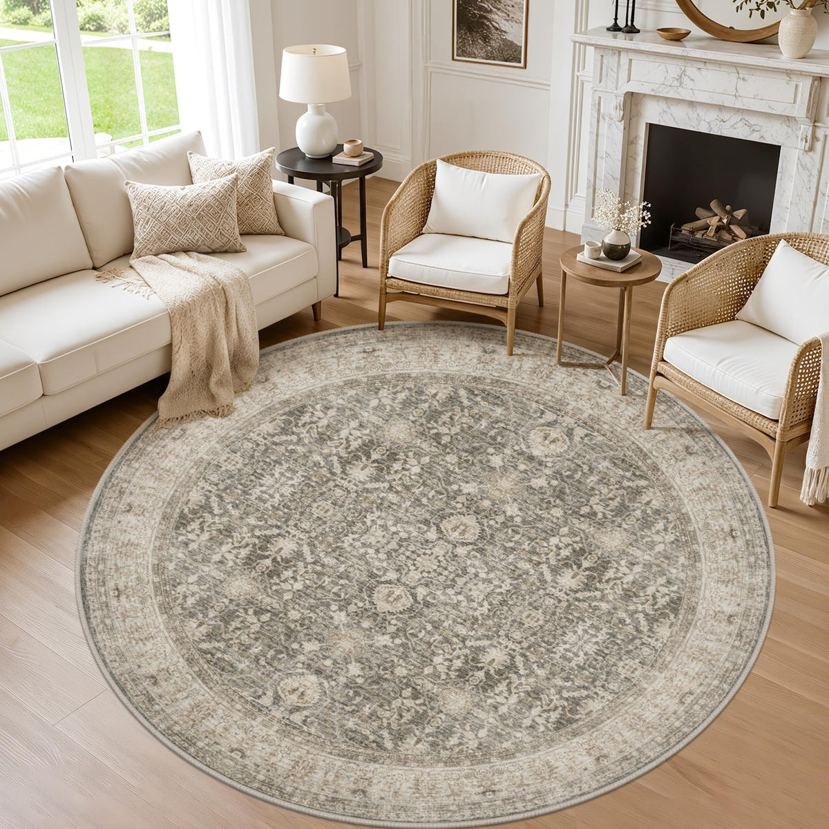 8x10 Area Rugs Living Room: Bedroom Neutral Washable Carpet Beige
