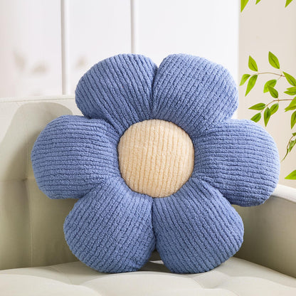 XIAIJIA Flower Pillow, Pink Daisy Throw Pillows, Flower Cushion 15.7 Inch