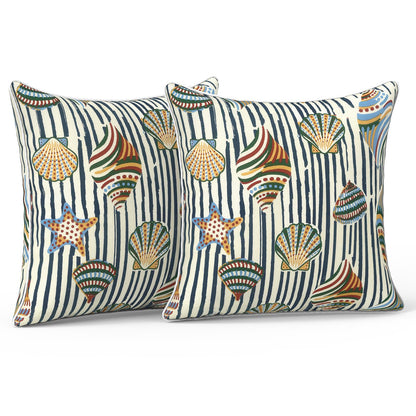 LVTXIII Set of 2 Patio Lumbar Pillows, 12" x 20" Fade Resistant Outdoor Lumbar Pillow with Inners, Fluffy Decorative Garden Lumbar Cushions for Home Patio Coach Sofa Use, Jacobean Black