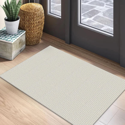 EARTHALL Washable Area Rug, Non Slip Entryway Rug, 4x6 Ft, Sand/Beige