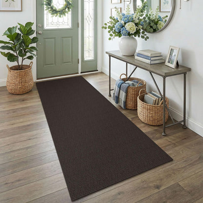 EARTHALL Washable Area Rug, Non Slip Entryway Rug, 4x6 Ft, Sand/Beige