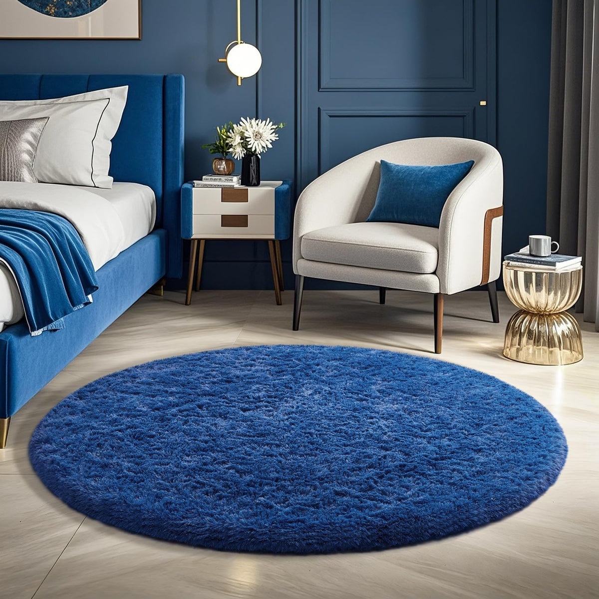 Ophanie Area Rugs for Living Room Bedroom, Washable Non-Slip Fluffy Soft Grey Shag Carpet, Indoor Floor Gray 4x6 Fuzzy Shaggy Living Room Plush Rug for Kids Home Dorm Decor Aesthetic