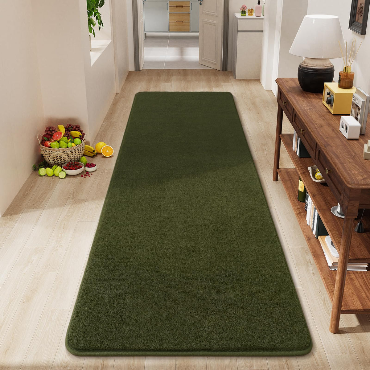 Amearea Modern Area Rugs for Bedroom Living Room, 4x6 Blue Memory Foam Rug